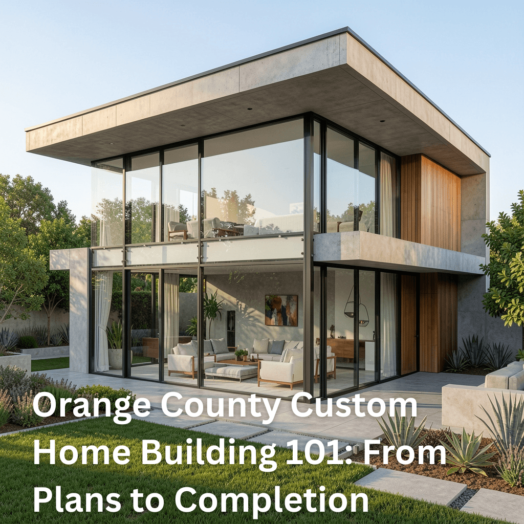 orange county california custom home building