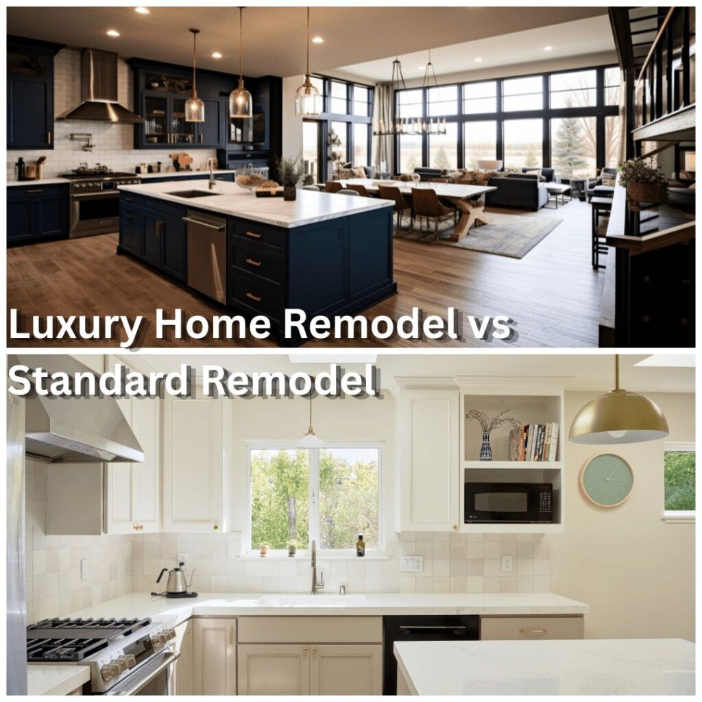 luxury home remodel vs standard remodel orange county california