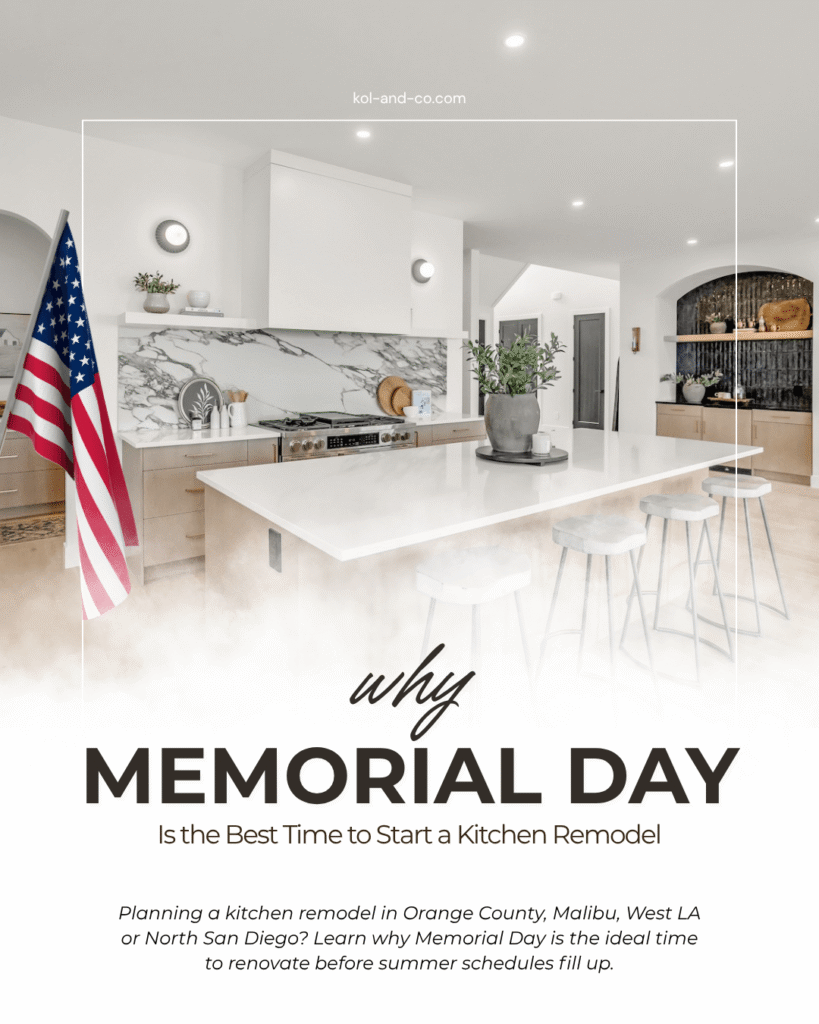 kitchen remodel memorial day