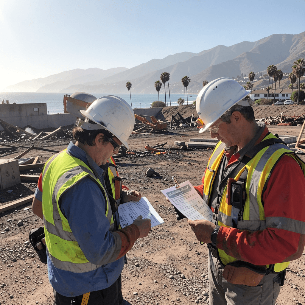 complete home fire rebuild permits malibu
