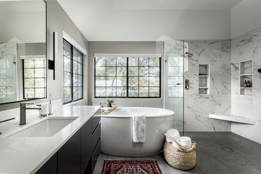 bathroom expansion redesign orange county