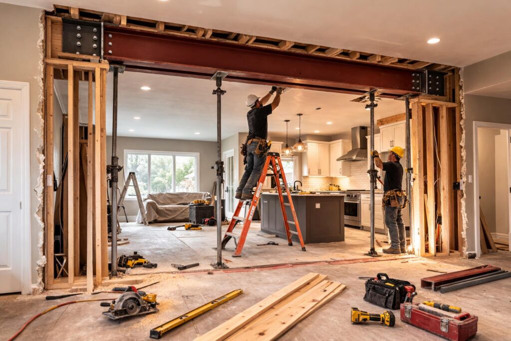 load bearing wall home remodeling